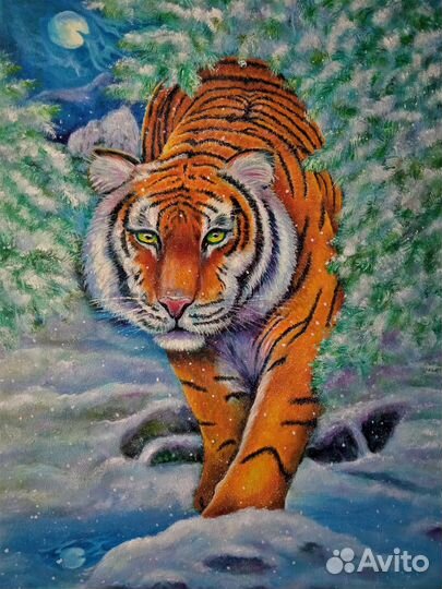 Картина масло холст 80*50