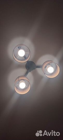 Люстра потолочная бу
