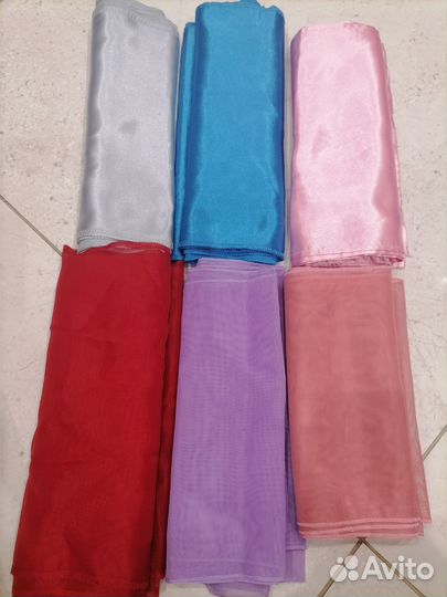 Банты, ленты на стулья, дорожки на стол