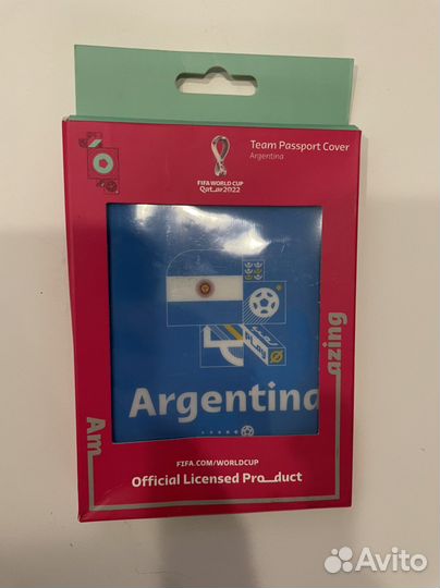 Обложка на паспорт Fifa 2022 Argentina