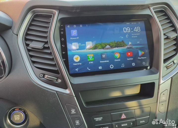 Магнитола Hyindai Santa fe 3 Premium