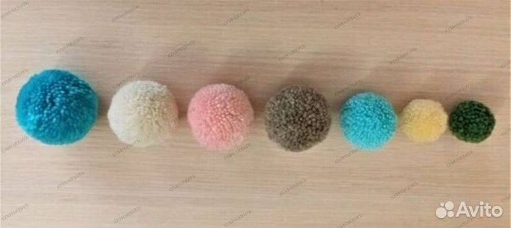 Изготовление помпонов из пряжи