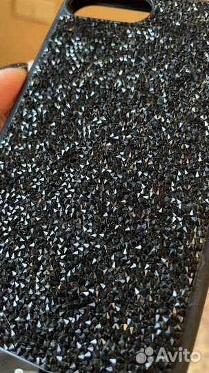 Чехол на iPhone 7 plus с кристаллами Swarovski