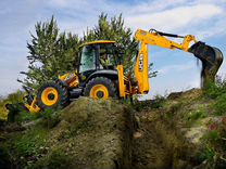 Услуги экскаватора погрузчика jcb