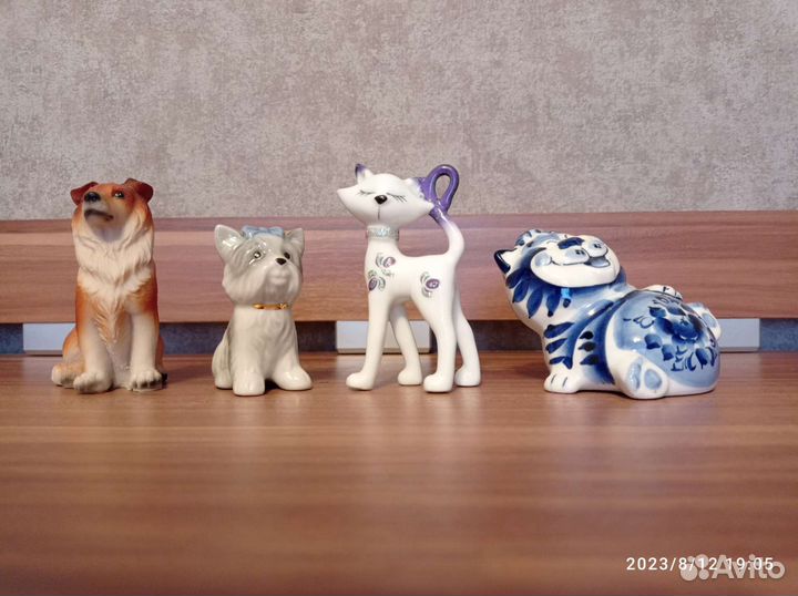 Фигурки кошек и собак
