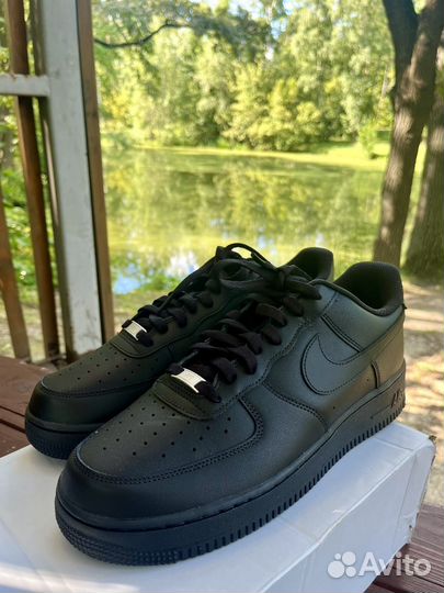 Nike Air Force 1'07 low black Оригинал