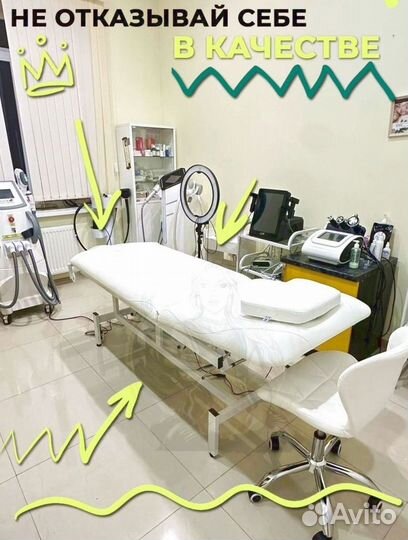 Кушетка массажная косметологическая 1 мотор электро