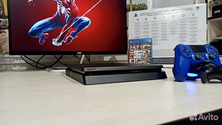 Sony playstation 4 slim 1 tb +700игр