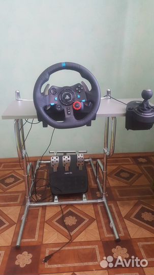Продам Руль Logitech G29 + Коробка передач + Стол