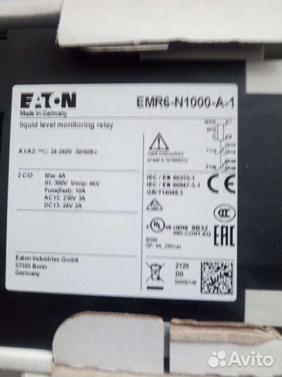 Реле контроля напряжения EMR6-N1000-A-1