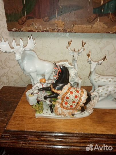 Фарфоровые статуэтки СССР 4шт