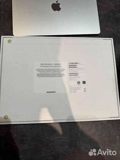 Macbook air 15 m2 8 512gb