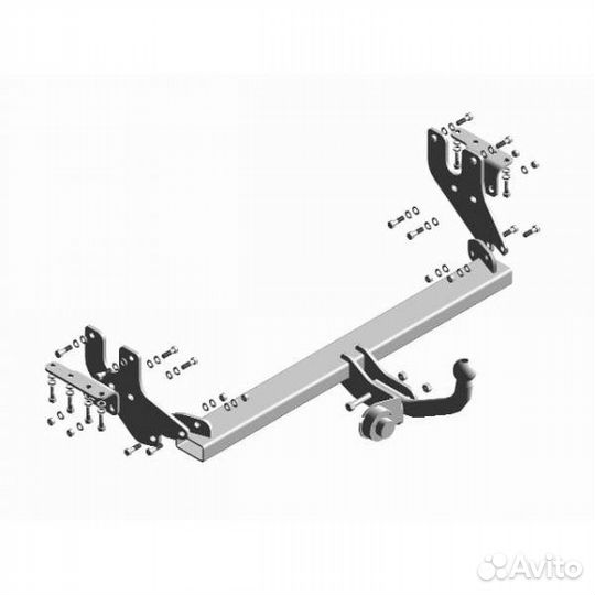 Фаркоп для Mitsubishi Lancer 10 дорест2007-2012