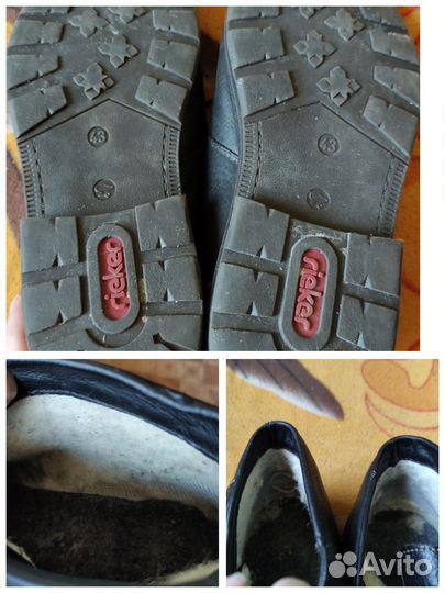 Мужская обувь Rieker, Freeman 43размер