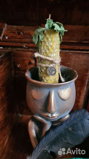 Свечи восковые ручной работы