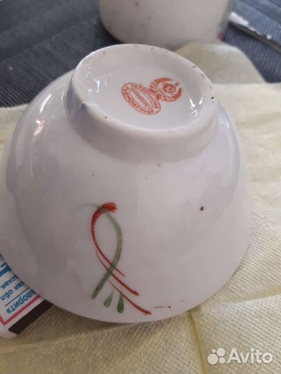 Пиалы и блюдца времен СССР