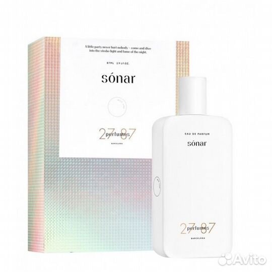 27 87 Perfumes Sonar EDP 87 ml Оригинал