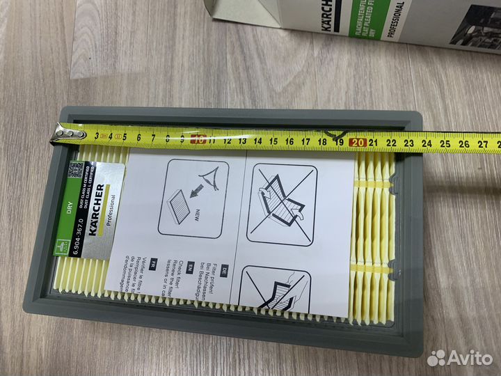 Фильтр для пылесоса karcher NT30/1 и т.д