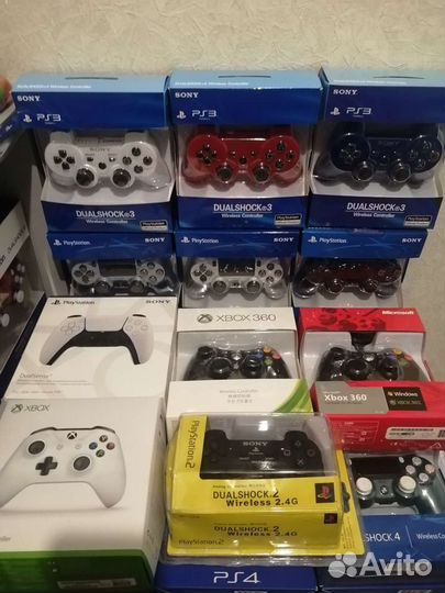 Джойстик PS4 PS3 PS2 PS1 PS5 Xbox 360 One