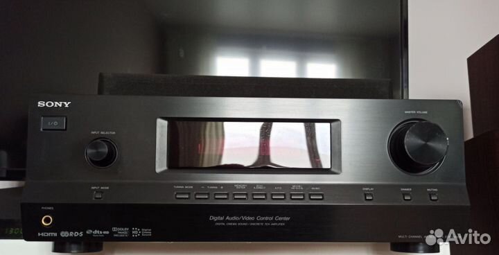 Ресивер и муз.колонки sony