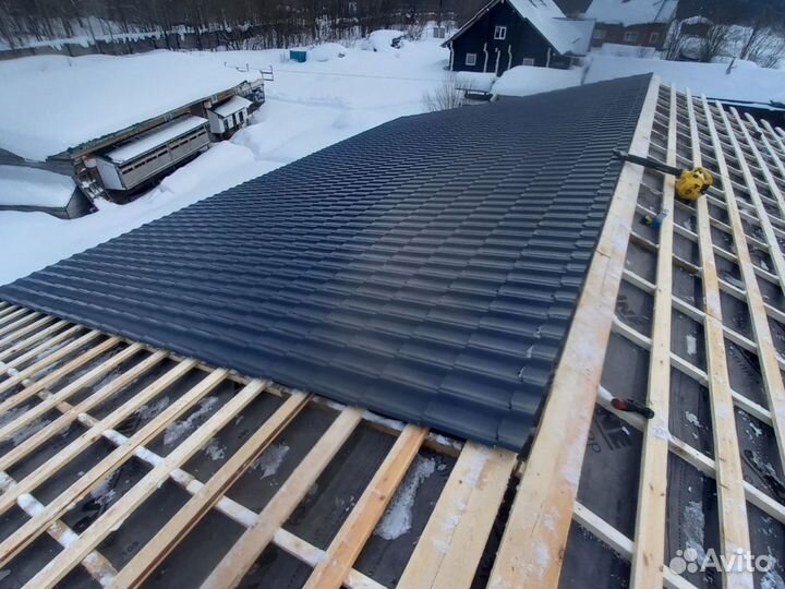 Ремонт крыши, монтаж кровли, кровельные работы