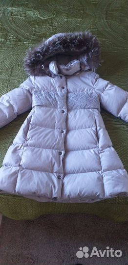 Пуховик для девочки 128
