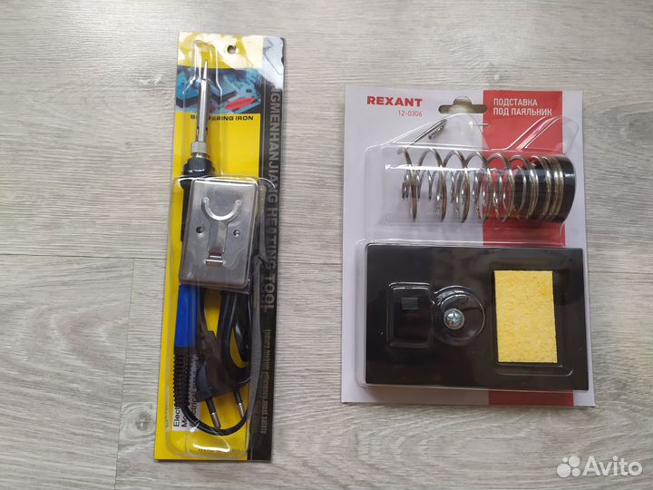 Паяльник 220V 60W с регулятором температуры+5 жал