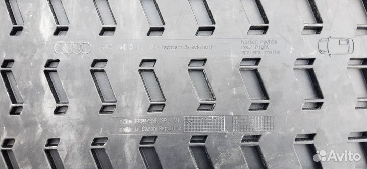 Коврики резиновые для автомобиля