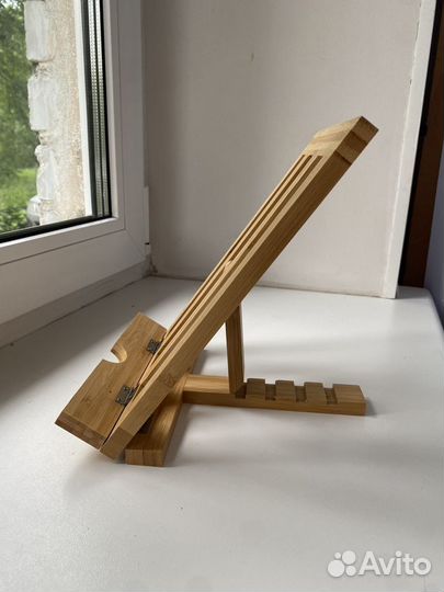 Подставка для планшета-книги деревянная