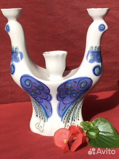 Подсвечник из СССР (70-е) Полонский фарфор