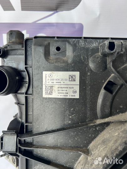 Mercedes GLE W166 вентилятор