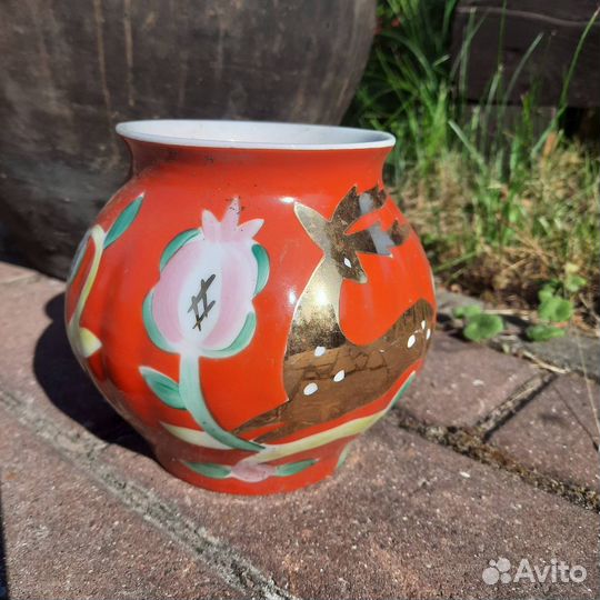 Сахарница Дулево Золотой Олень