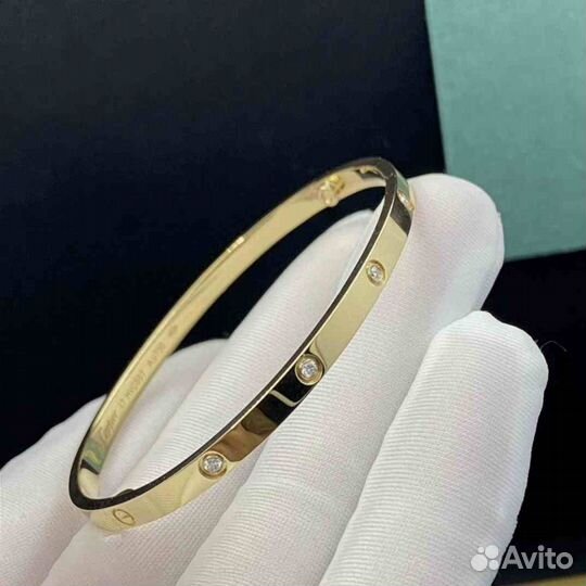 Браслет Cartier Love, 10 брил. 0,21ct