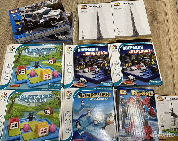 Детский конструктор, игра головоломка Bondibon