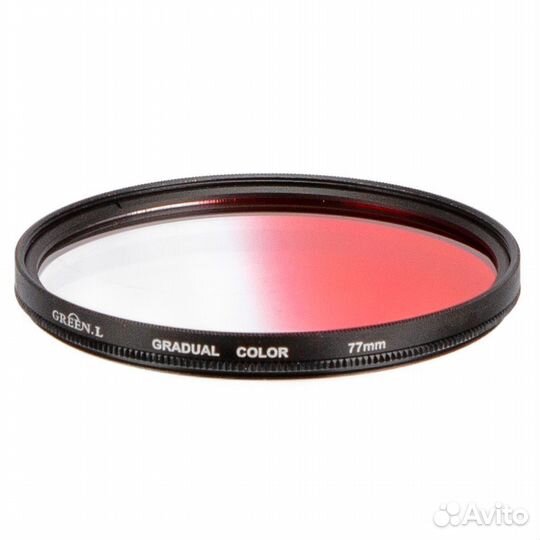 Светофильтр Green-L градиентный красный - 77mm