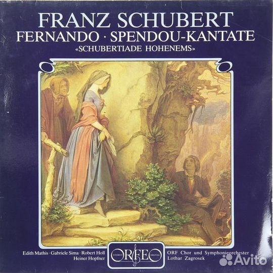 Винтаж - franz schubert: fernando, spendou-kantate