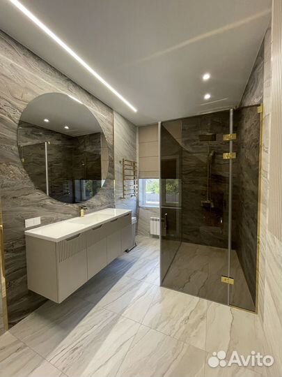 Стеклянная перегородка