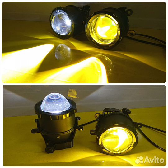 Противотуманные фары led линзы LADA Vesta