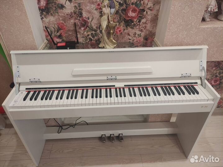 Цифровое фортепиано emily piano D-54 WH со стойкой