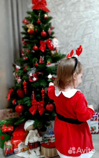 Новогоднее платье для девочки 92