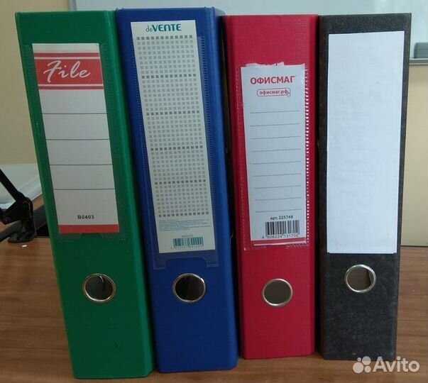 Папка-регистратор 75 мм черная 20 шт