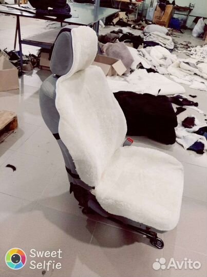 Авточехлы из овчины (мутон)