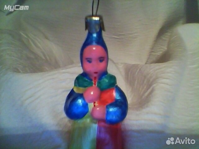Елочные игрушки СССР. Клоун Арлекин