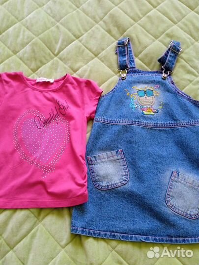 Детские вещи пакетом для девочки 116