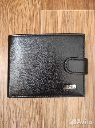 Кошелек мужской кожаный новый