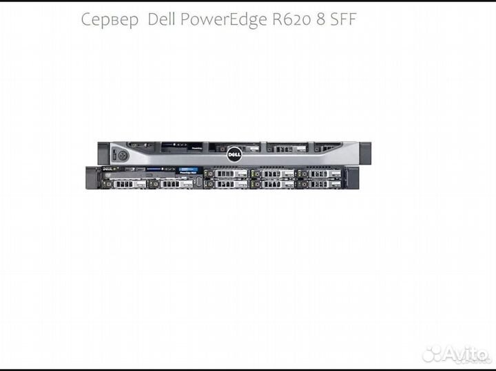 Сервер Dell R620 Xeon E5-2697V2 64Gb Ram
