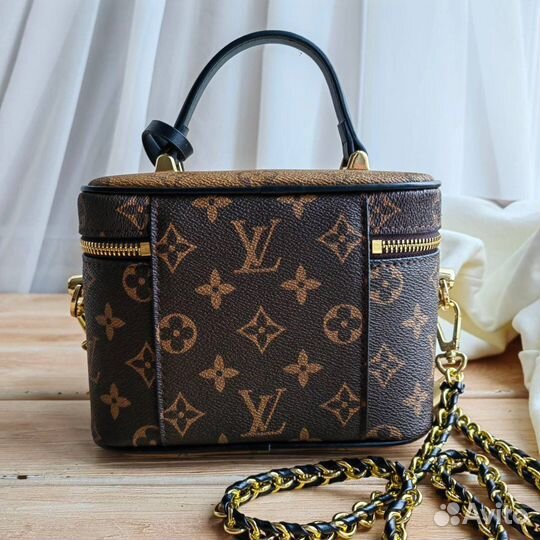 Сумка Louis Vuitton LV канва коричневая