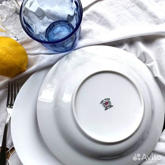 Тарелки фарфор japan СССР розы