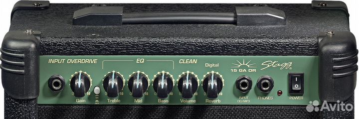 Гитарный комбик Stagg 15 GA DR c ревером/ Доставка