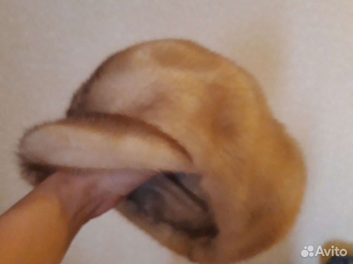 Берет кепка норковая